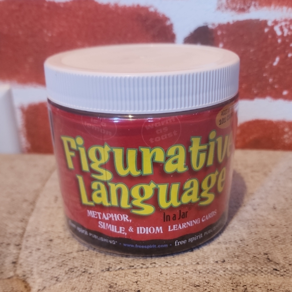 👨‍👩‍👧‍👧 Figurative Language Learning Cards Jar 👨‍👩‍👧‍👦